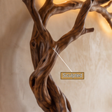 Sylvaroak Sculpted Solid Wood Console Table