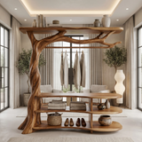 Sylvethorne Solid Wood Entryway Organizer