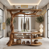 Sylvethorne Solid Wood Entryway Organizer