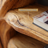 Sylvarque Sculpted Solid Wood Tree Bookshelf - Timberustic Tree Bookshelf