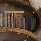 Sylvarune Sculpted Solid Wood Tree Bookshelf - Timberustic Tree Bookshelf