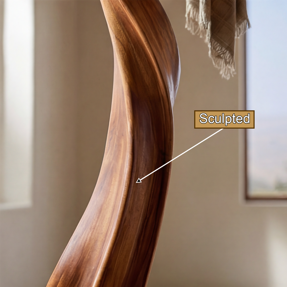 Sylvenoak Sculpted Solid Wood Tree Coat Rack - Timberustic Tree Coat Rack