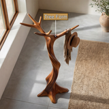 Sylvenoak Sculpted Solid Wood Tree Coat Rack - Timberustic Tree Coat Rack