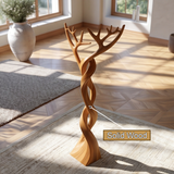 Sylvera Sculpted Solid Wood Tree Coat Rack - Timberustic Tree Coat Rack