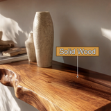 Talviro Live Edge Solid Wood Floating Shelf SPA283824 - Timberustic Floating Shelf