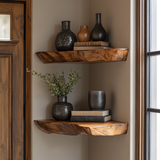 Tavren Live Edge Solid Wood Floating Shelf SPA537547 - Timberustic Floating Shelf