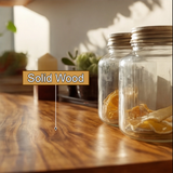 Terano Live Edge Solid Wood Floating Shelf SPA903984 - Timberustic Floating Shelf