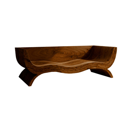 Terran Wave Solid Wood Sofa