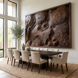 Terranor Sculpted Solid Wood Wall Art
