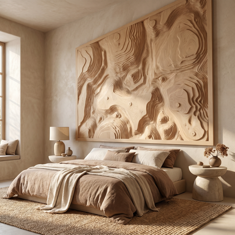 Terranor Sculpted Solid Wood Wall Art - Timberustic Wall Art