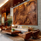 Terranor Sculpted Solid Wood Wall Art