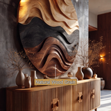 Terranova Handcrafted Solid Wood Layered Landscape Wall Art - Timberustic Wall Art