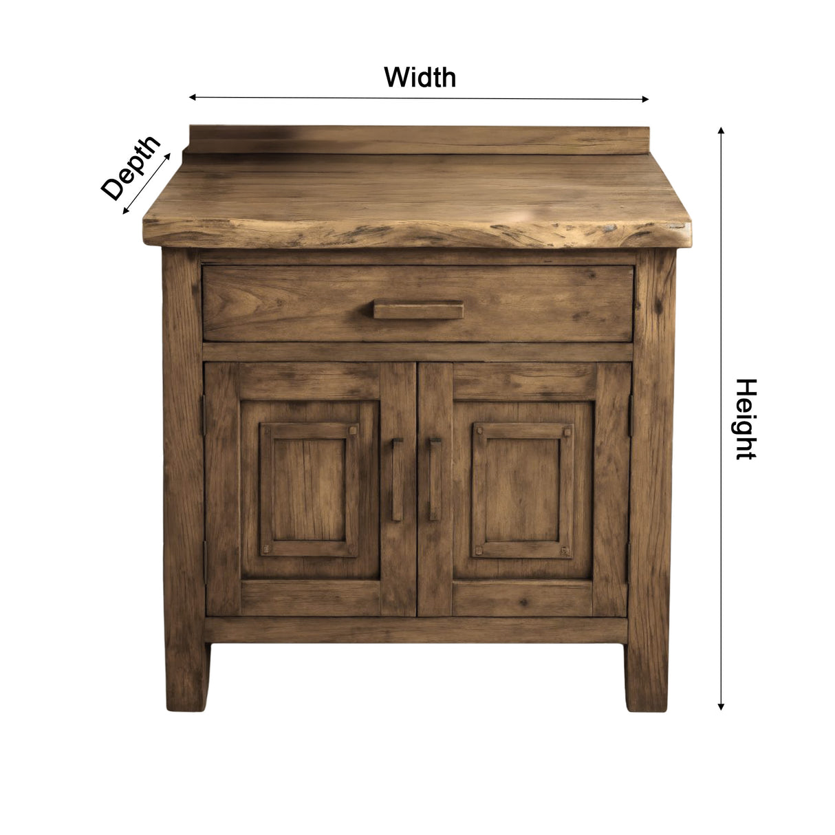 Terranova Natural Wood Bathroom Vanity