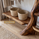 Thalewyn Handcrafted Solid Wood Entryway Organizer - Timberustic Entryway Organizer