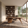 Thalmere Solid Wood Desk with Drawers Brown - Timberustic Desk With Drawers