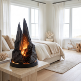 Thalmora Sculpted Mountain Table Lamp Black - Timberustic Table Lamp