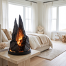 Thalmora Sculpted Mountain Table Lamp Black - Timberustic Table Lamp