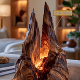 Thalmora Sculpted Mountain Table Lamp - Timberustic Table Lamp