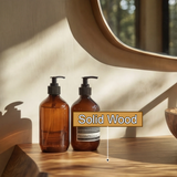 Thalor Live Edge Solid Wood Floating Bathroom Vanity with Open Storage - Timberustic Floating Bathroom Vanity with Open Storage