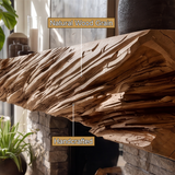 Thaloren Handcrafted Fireplace Mantel Shelf SPA530232