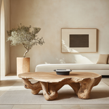 Thaloren Live Edge Solid Wood Coffee Table SPA376450 - Timberustic Coffee Table
