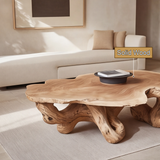 Thaloren Live Edge Solid Wood Coffee Table SPA376450 - Timberustic Coffee Table