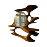 Thaloria Sculpted Solid Wood Cosmetic Table Brown - Timberustic Cosmetic Table