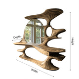 Thaloria Sculpted Solid Wood Cosmetic Table - Timberustic Cosmetic Table