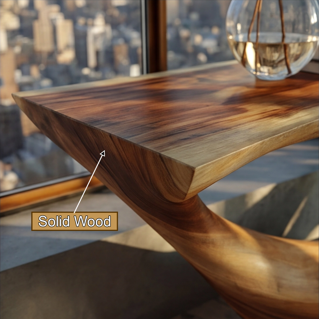 Thalorien Handcrafted Solid Wood Console Table - Timberustic Console Table