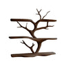 Thalorien Handcrafted Solid Wood Floating Tree Bookshelf