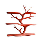 Thalorien Handcrafted Solid Wood Floating Tree Bookshelf