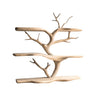 Thalorien Handcrafted Solid Wood Floating Tree Bookshelf