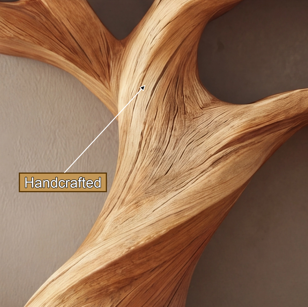 Thalorien Sculpted Solid Wood Tree Bookshelf - Timberustic Tree Bookshelf