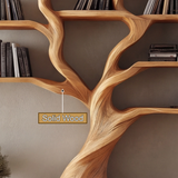 Thalorien Sculpted Solid Wood Tree Bookshelf - Timberustic Tree Bookshelf
