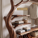 Thalorim Solid Wood Entryway Organizer