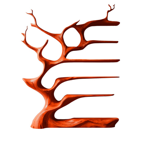 Thalorin Branch Tree Wine Rack Mahogany - Timberustic Tree Wine Rack