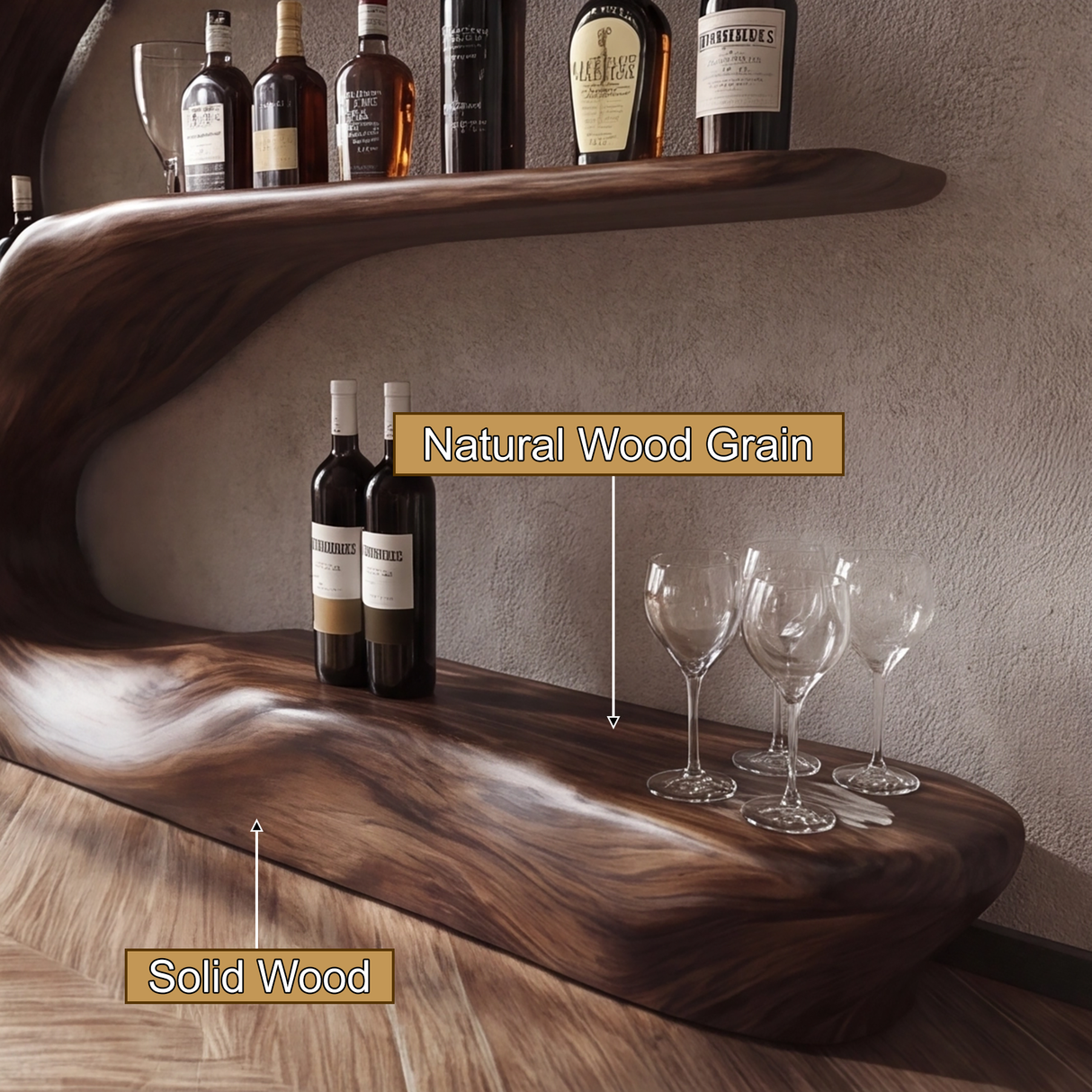 Thalorin Branch Tree Wine Rack - Timberustic Tree Wine Rack