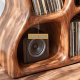 Thalorin Handcrafted Solid Wood Record Player Stand SPA294831