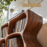 Thalorin Handcrafted Solid Wood Record Player Stand SPA294831