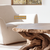 Thalorin Sculpted Solid Wood Coffee Table SPA982358 - Timberustic Coffee Table