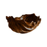 Thalorin Sculpted Solid Wood Vessel Sink Brown - Timberustic Vessel Sinks