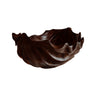 Thalorin Sculpted Solid Wood Vessel Sink Dark Walnut - Timberustic Vessel Sinks