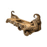 Thalorix Octopus Form Sculpted Solid Wood Floating Bathroom Vanity with Integrated Sink Natural Oak - Timberustic Floating Bathroom Vanity with Integrated Sink