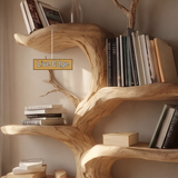 Thalorix Sculpted Solid Wood Tree Bookshelf - Timberustic Tree Bookshelf