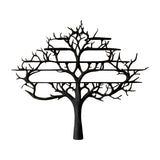 Thaloryx Sculpted Solid Wood Tree Bookshelf Black - Timberustic Tree Bookshelf