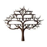 Thaloryx Sculpted Solid Wood Tree Bookshelf Dark Walnut - Timberustic Tree Bookshelf