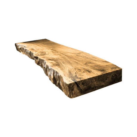 Thalric Live Edge Solid Wood Floating Bathroom Vanity Natural Oak - Timberustic Floating Bathroom Vanity