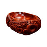Thalvorn Octopus Form Handcarved Solid Wood Vessel Sink Mahogany - Timberustic Vessel Sinks