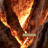 Thalvorn Sculpted Solid Wood Mountain Table Lamp