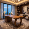 Thalyric Live Edge Solid Wood Desk with Drawers Brown - Timberustic Desk With Drawers